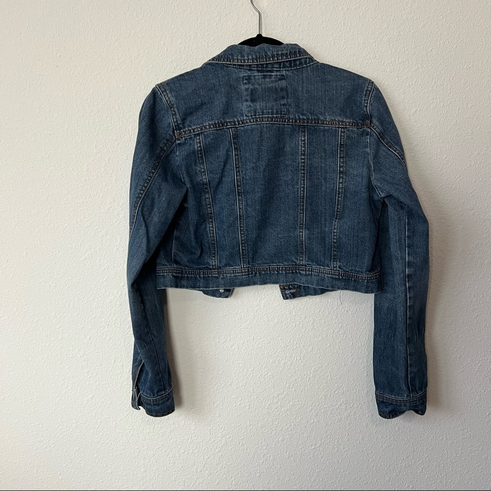Mossimo Cropped Jean Jacket - image 5